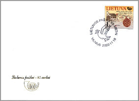 2003 11 16 PA „LIETUVOS PAŠTUI 85 METAI“