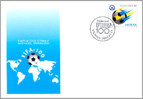 2004 05 15 PDV „TARPTAUTINEI FUTBOLO ASOCIACIJŲ FEDERACIJAI (FIFA) – 100 METŲ“