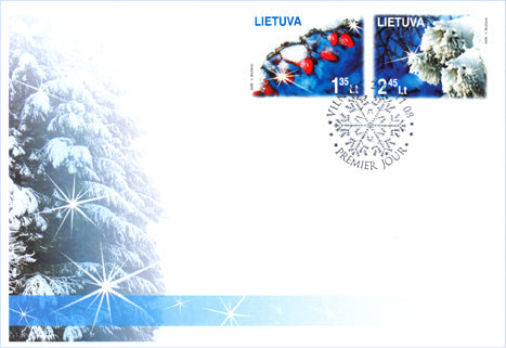 2008 11 08 Pirmos dienos vokas (PDV) „ŠV. KALĖDOS IR NAUJIEJI METAI“