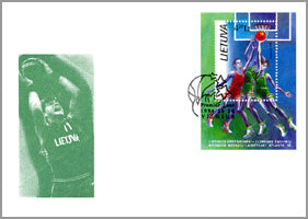 1996 11 16 PDV „LIETUVOS KREPŠININKAI - OLIMPINIŲ ŽAIDYNIŲ BRONZOS MEDALIŲ LAIMĖTOJAI“