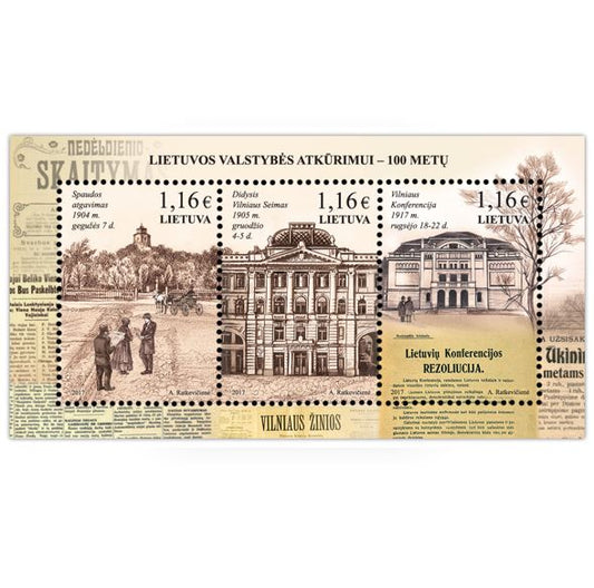 „LIETUVOS VALSTYBĖS ATKŪRIMUI – 100 METŲ"