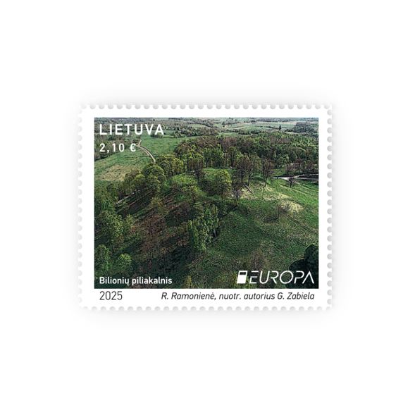 Pašto ženklas. Bilionių piliakalnis