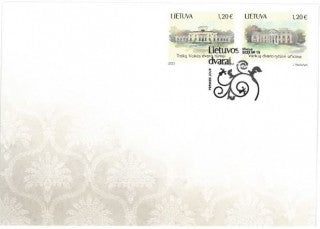 2023 09 15 Pirmos dienos vokas (PDV) „Lietuvos dvarai. Dvaro rūmai".