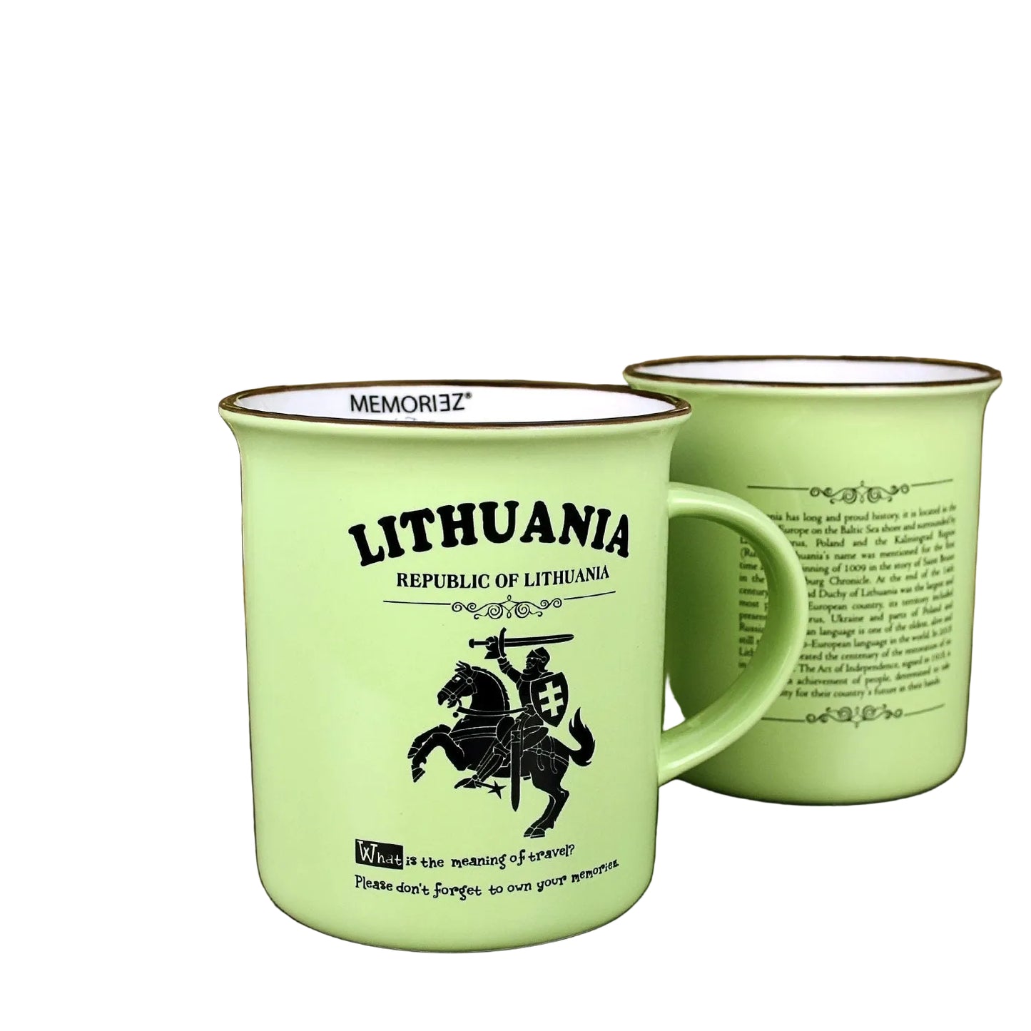 Suvenyrinis puodelis SU ISTORIJA, 280ml, įvairių spalvų