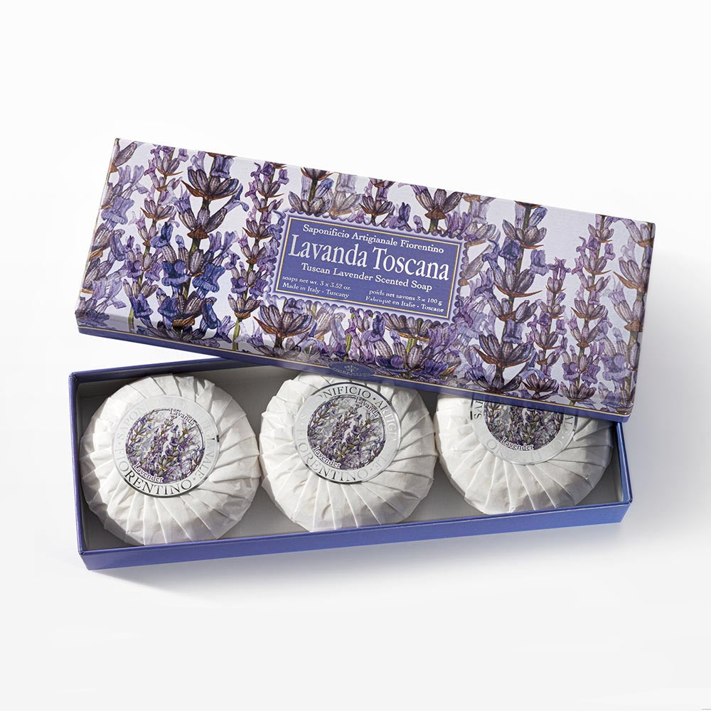 Fiorentino muilų rinkinys Levanda, 3x100 g