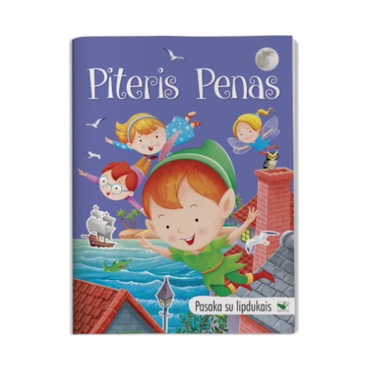 Knyga Piteris Penas su lipdukais