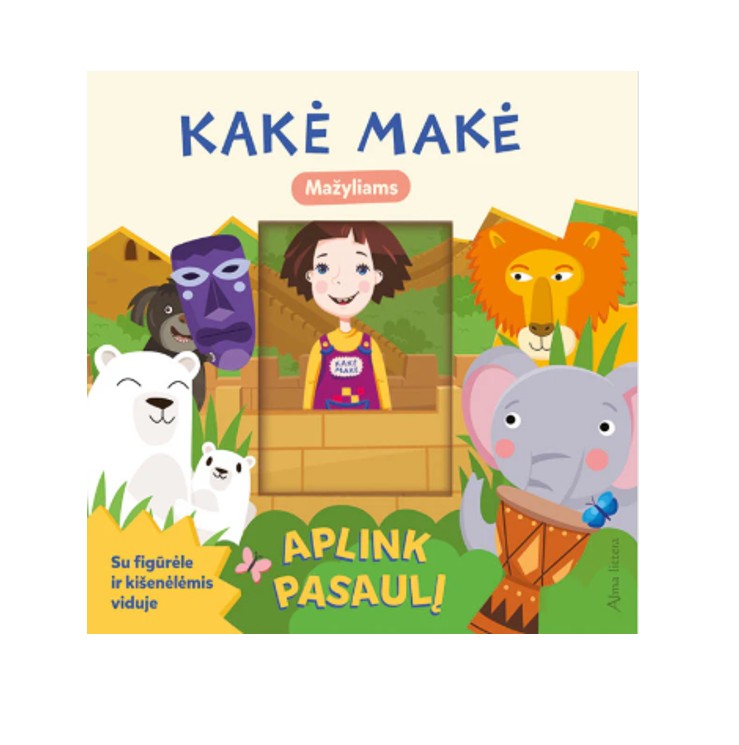 Knyga Kakė Makė Aplink pasaulį