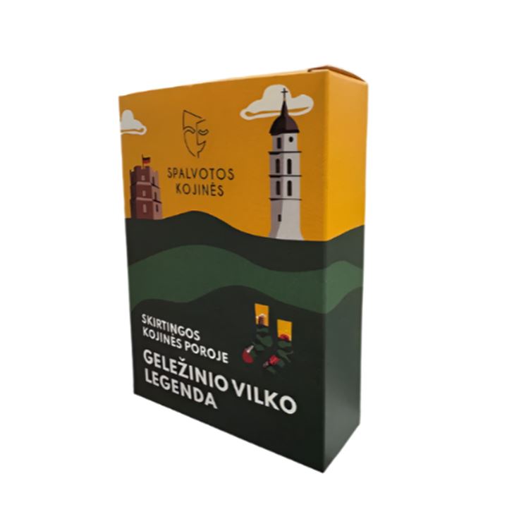 Spalvotos kojinės dėžutėje Geležinio vilko legenda