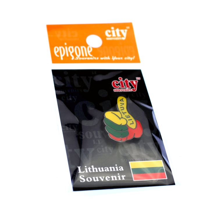 Metalinis ženkliukas Lietuva Liuks