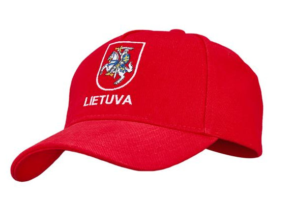 Raudona kepuraitė su Vyčiu