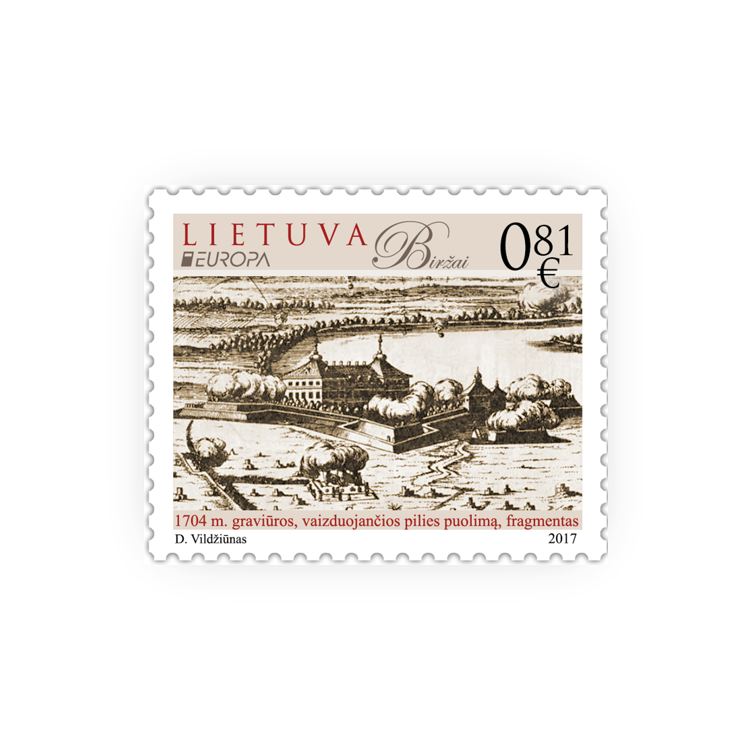 Pašto ženklas „Europa. Biržų pilis“