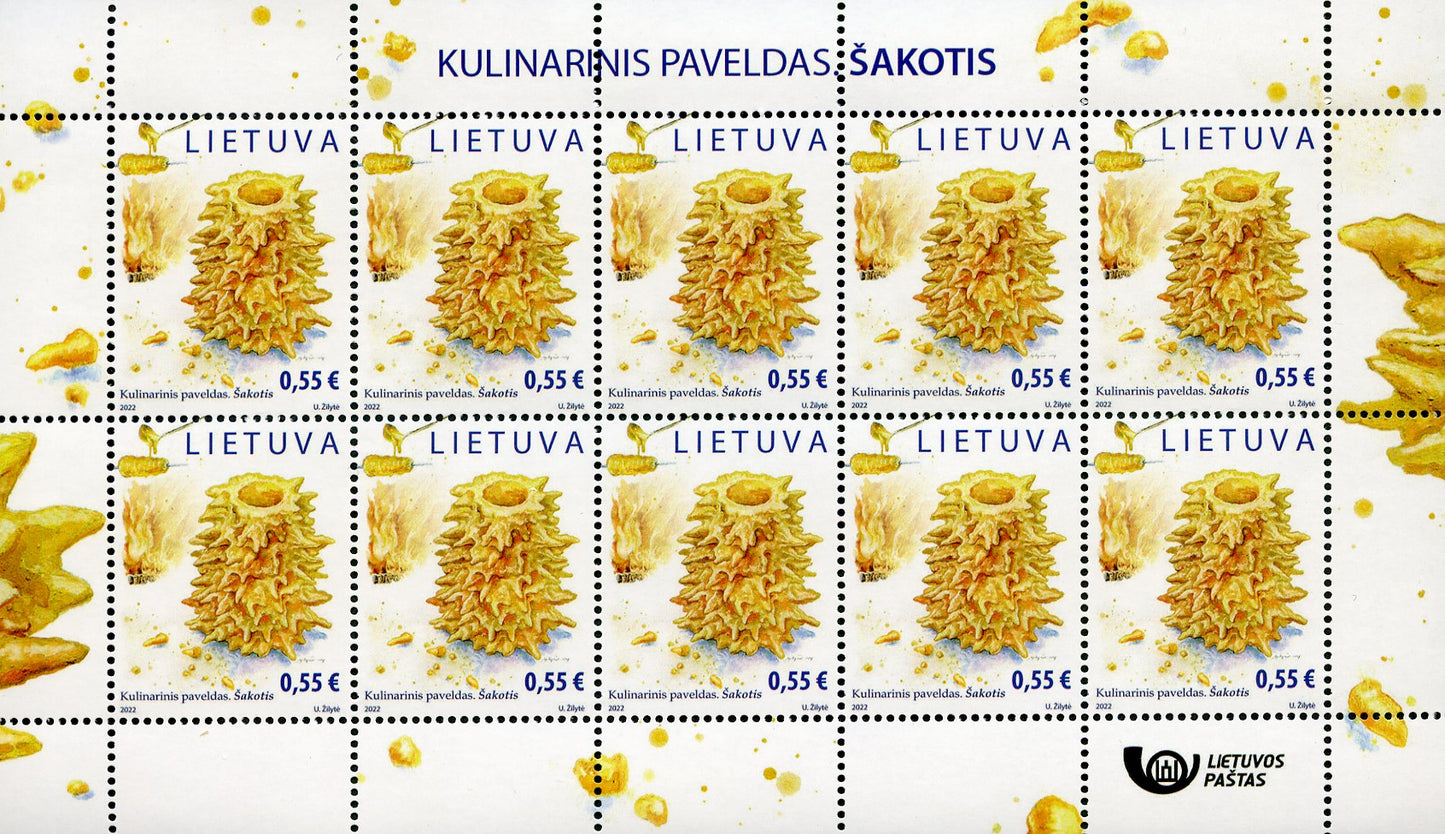 2022 08 12 Mažas lapelis „Kulinarinis paveldas. Šakotis"