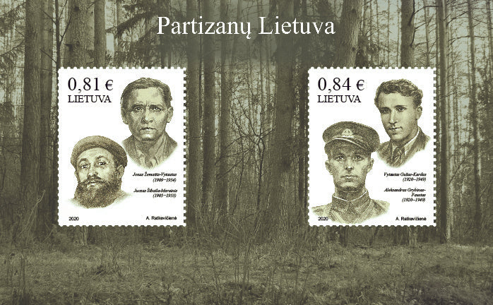 2020 02 07 Pašto blokas „Partizanų Lietuva“