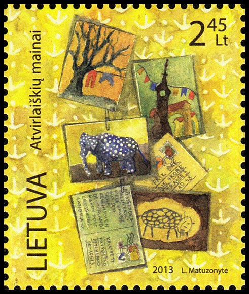 Pašto ženk;as. „ATVIRLAIŠKIŲ MAINAI“