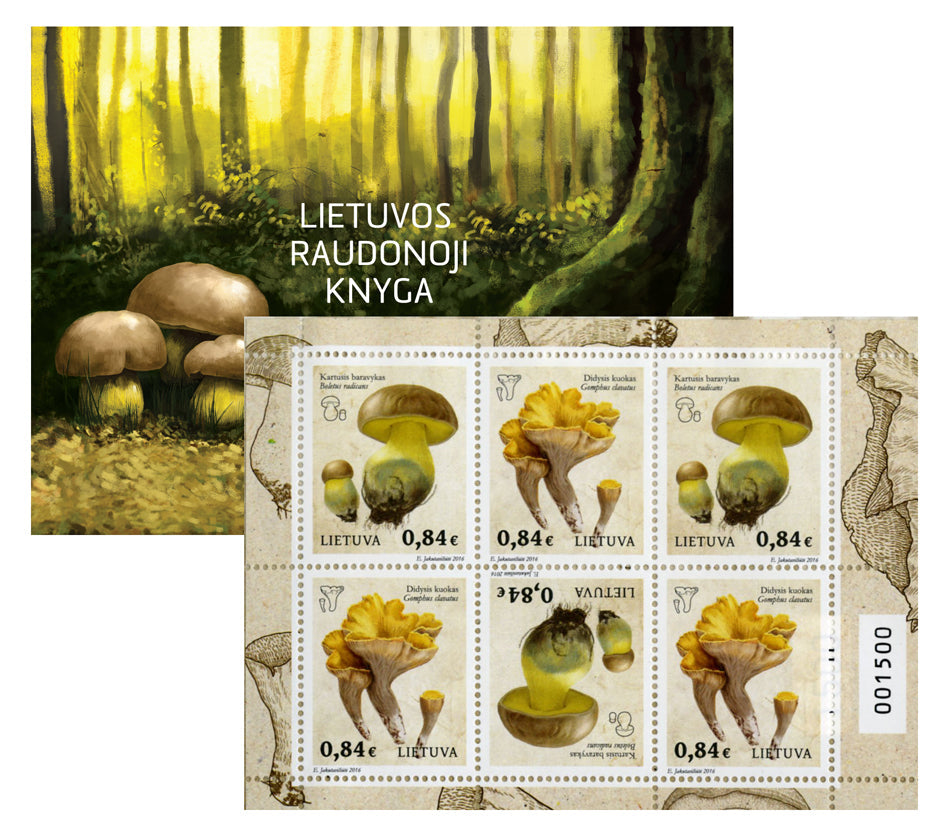 2016 02 13 Bukletas „LIETUVOS RAUDONOJI KNYGA. GRYBAI“