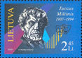 2007 09 01 „TEATRO REŽISIERIAUS J. MILTINIO 100-OSIOS GIMIMO METINĖS“ (Pašto ženklas išimtas iš apyvartos)