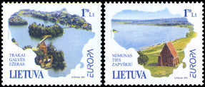 2001 04 14 Serija „EUROPA. VANDUO - GAMTOS TURTAS“ (Pašto ženklai išimti iš apyvartos)