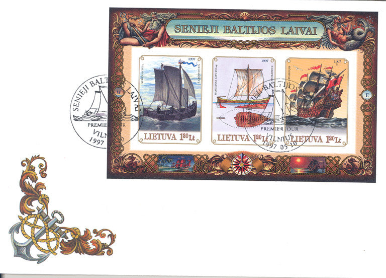 1997 05 10 PDV „SENIEJI BALTIJOS LAIVAI“ (su bloku)
