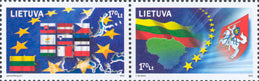 2004 05 01 Serija „SUVIENYTA EUROPA“ (Lietuva) (Pašto ženklai išimti iš apyvartos)