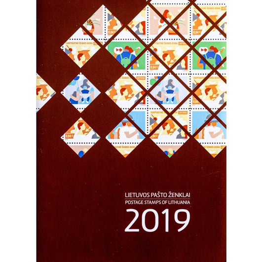 2019 METŲ PAŠTO ŽENKLŲ RINKINYS