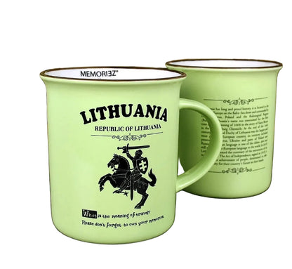 Suvenyrinis puodelis SU ISTORIJA, 280ml, įvairių spalvų