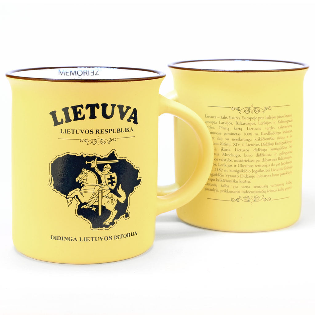 Suvenyrinis puodelis SU ISTORIJA, 280ml, įvairių spalvų