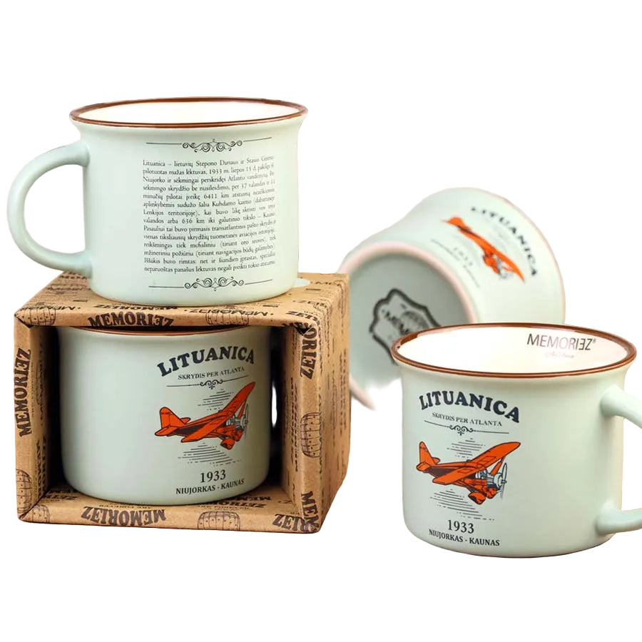 Suvenyrinis puodelis SU ISTORIJA, 150ml, įvairių spalvų