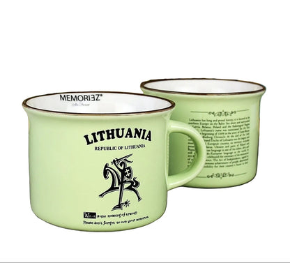 Suvenyrinis puodelis SU ISTORIJA, 150ml, įvairių spalvų