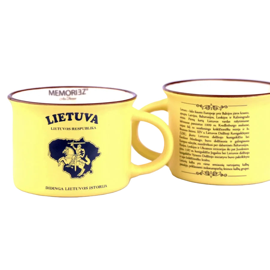 Suvenyrinis puodelis SU ISTORIJA, 150ml, įvairių spalvų