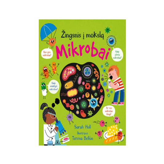 Knyga Žingsnis į mokslą. Mikrobai