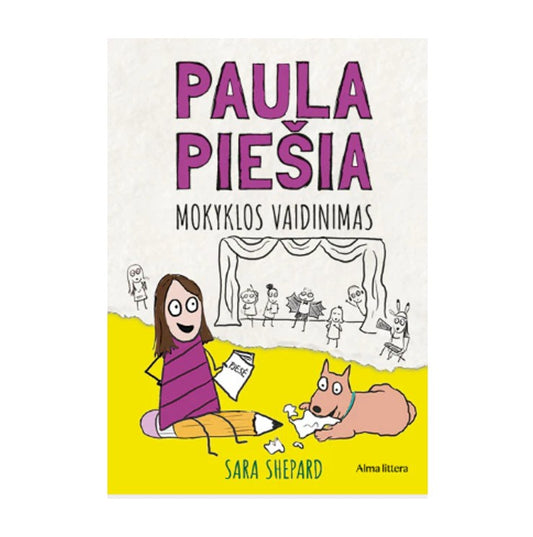 Knyga Paula piešia. Mokyklos vaidinimas