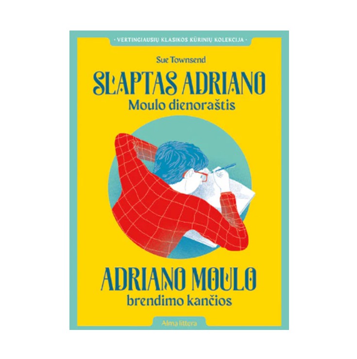 Knyga Slaptas Adriano Moulo dienoraštis. Adriano Moulo brendimo kančios