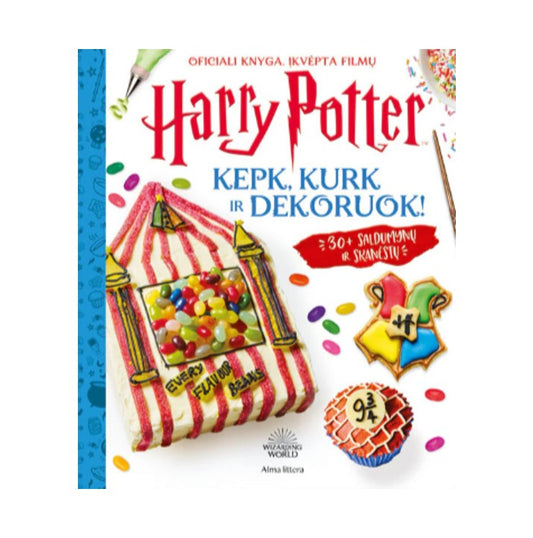 Knyga Oficiali Hario Poterio receptų knyga. Kepk, kurk ir dekoruok!