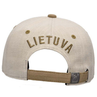 Beisbolo kepurė Lietuva LT, ruda