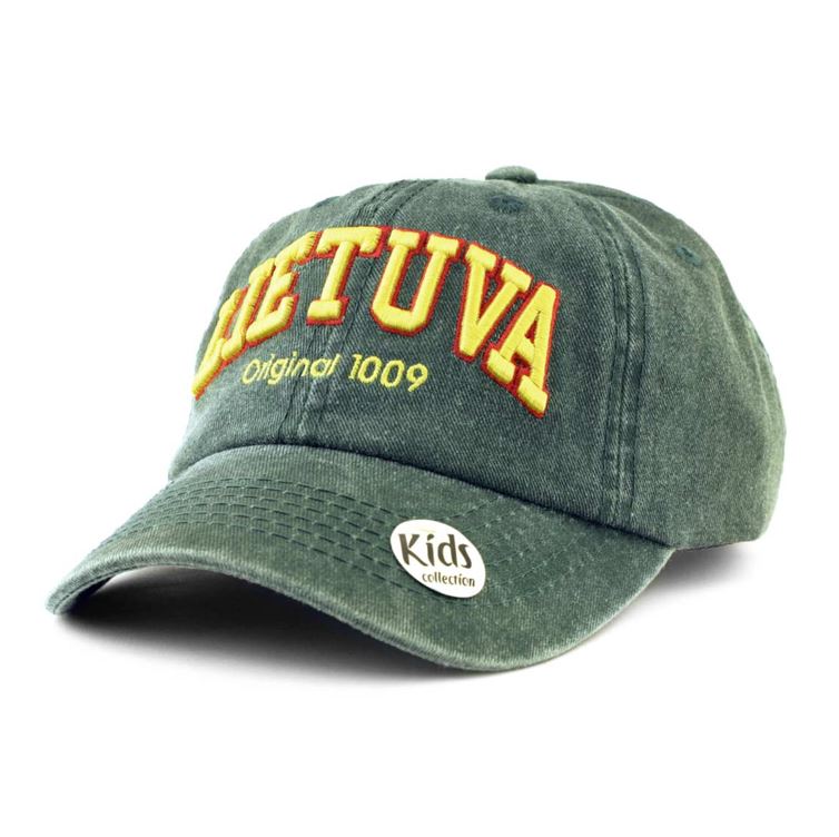 Vaikiška žalia kepurė „Lietuva Original 1009“