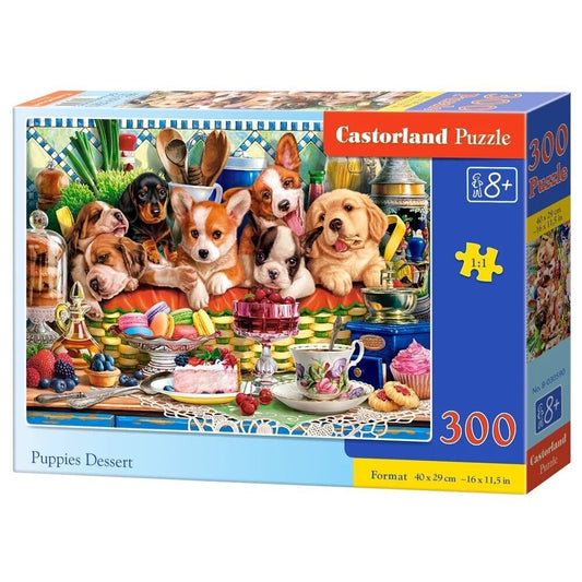 Dėlionė Castorland Puppies Dessert 300 det.