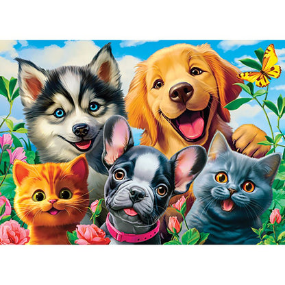Dėlionė Castorland Pets Selfie 120 det.