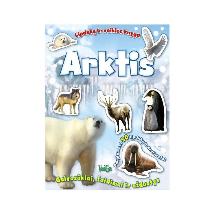 Arktis. Lipdukų ir veiklos knyga