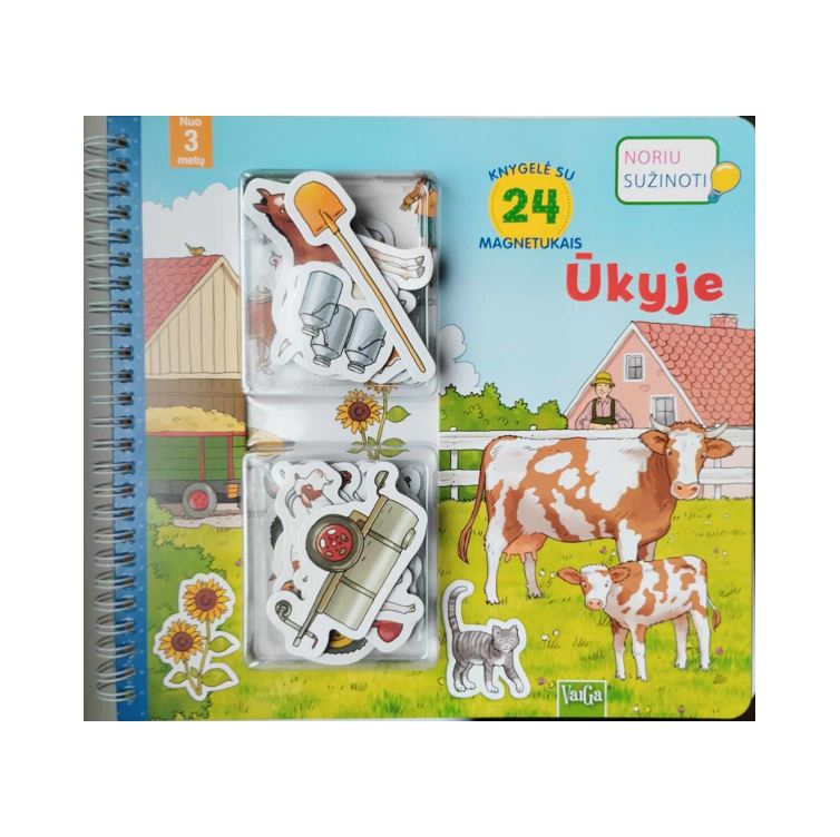 knyga su magnetukais
