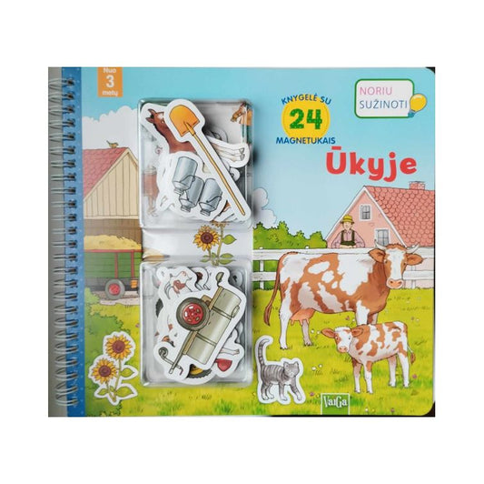 knyga su magnetukais