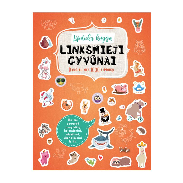 knyga linksmieji gyvūnai
