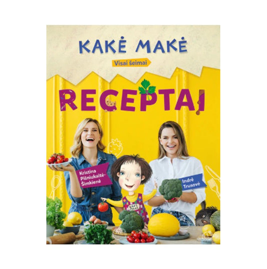 Knyga Kakė Makė. Receptai