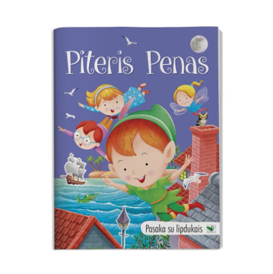 Knyga Piteris Penas su lipdukais
