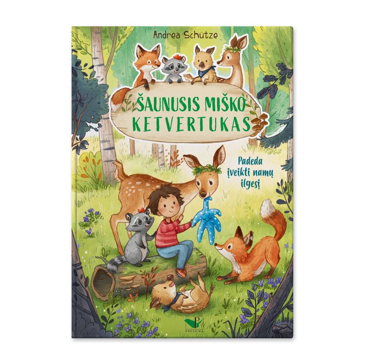 Knyga šaunusis miško ketvertukas
