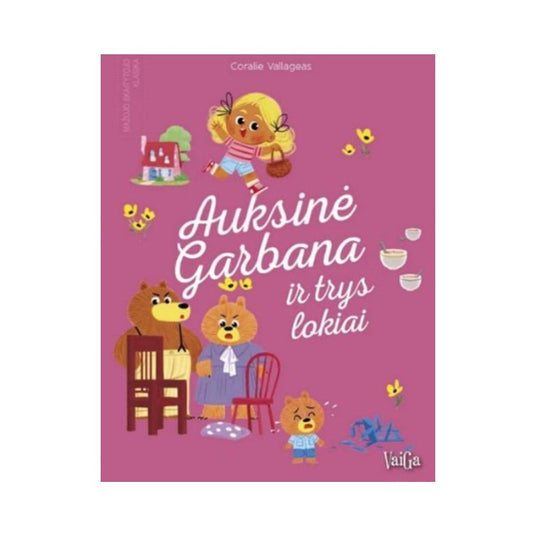 Knyga Auksinė Garbana ir trys lokiai