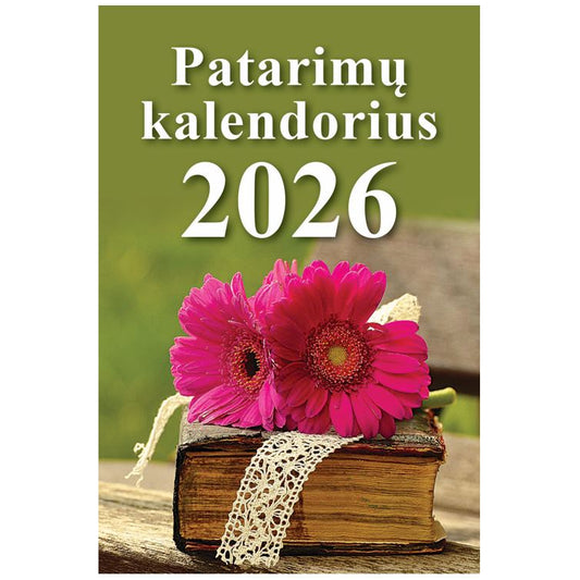 2026 m. sieninis patarimų kalendorius, plėšomas