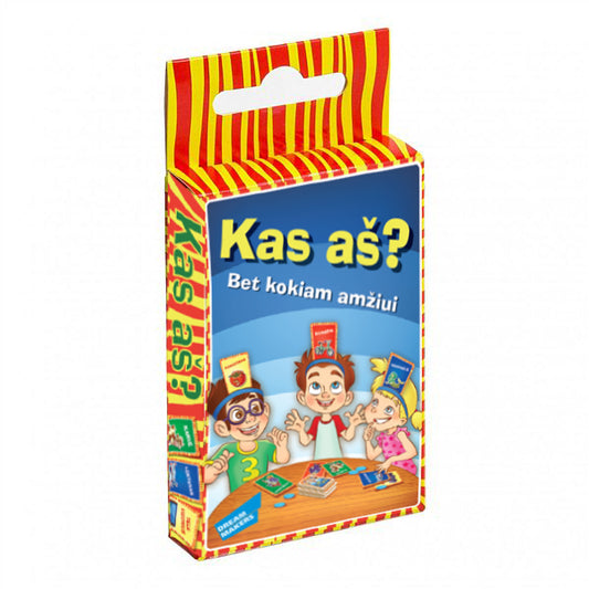 Kortų stalo žaidimas KAS AŠ?