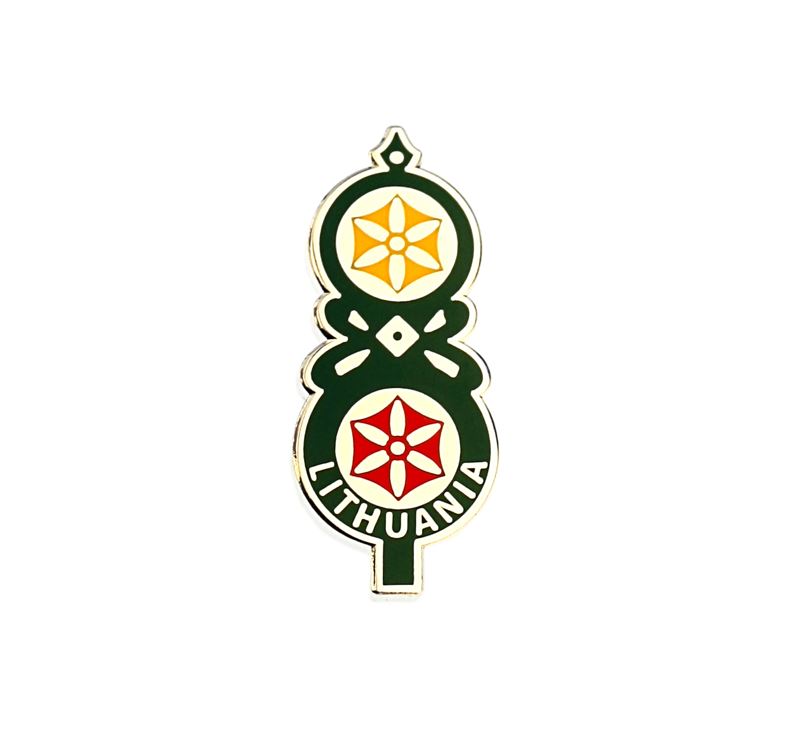 Metalinis ženkliukas Verpstė Lithuania