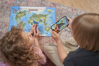 Interaktyvi medinė dėlionė Žemės gyvūnų ir augalų pasaulis, liet. kalba