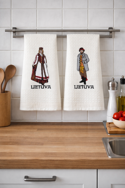 Virtuvinių rankšluosčių rinkinys Lietuvaičiai, 2 vnt.